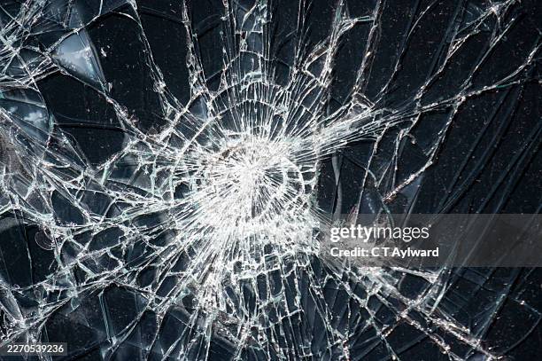 shop front broken smashed glass window panel - broken shop window stock pictures, royalty-free photos & images
