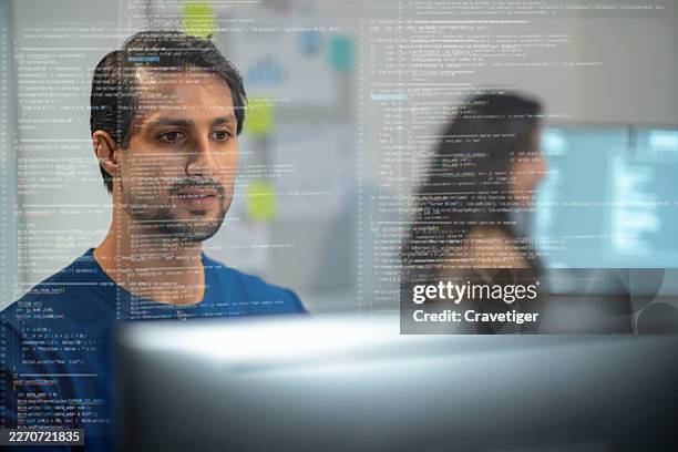 nighttime data scientist and programmer teamwork. - programmer team stock pictures, royalty-free photos & images
