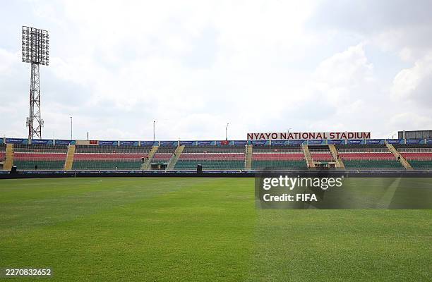 General view inside the stadium prior to the FIFA Series 2026 match between Australia and Malawi at Nyayo National Stadium on April 11, 2026 in...