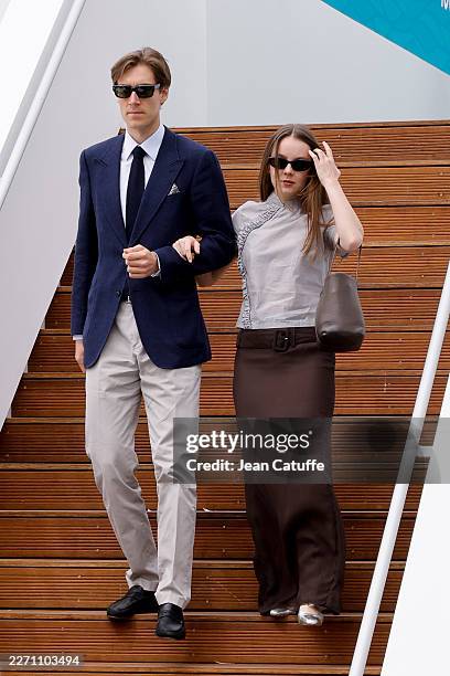 Princess Alexandra of Hanover and Ben-Sylvester Strautmann attend the Men's Final on day 8 of the Rolex Monte-Carlo Masters 2026, an ATP Masters 1000...