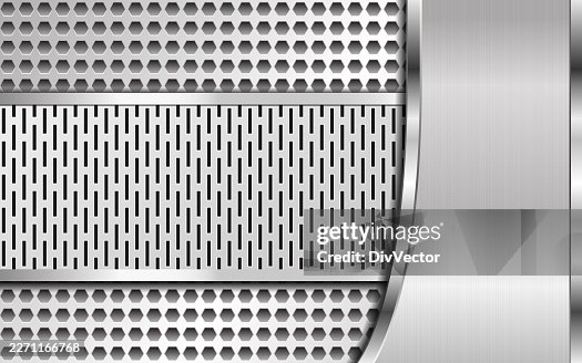 Metallic silver sheet background Metallic silver sheet background
