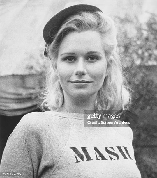 Sally Kellerman in pose for Robert Altman's 'M*A*S*H' 1970 as Hot Lips Houlihan.