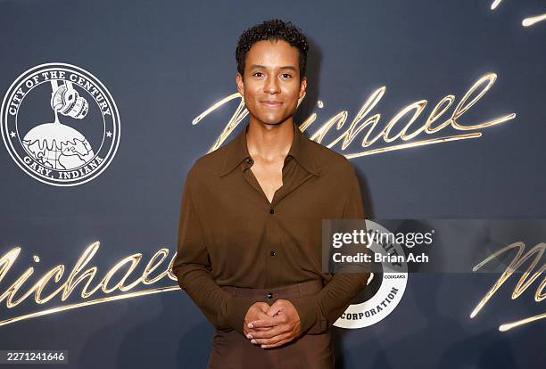Jaafar Jackson attends the special hometown screening of Lionsgate's "Michael" on April 13, 2026 in Gary, Indiana.