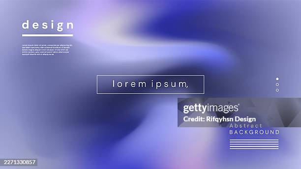 abstract blue blurred gradient mesh background design for your presentation, vector design wallpaper - ribbed material stock illustrations