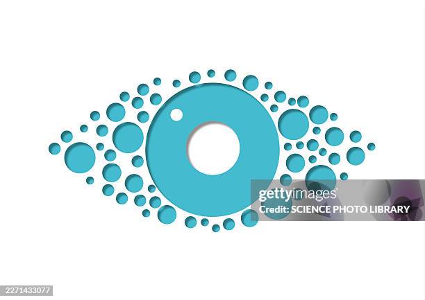 eye, conceptual illustration - ocular stock illustrations