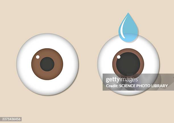 eye dilation, illustration - distorted body stock illustrations