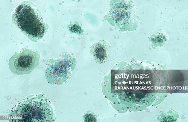microplastics in water, illustration - microplastic pollution stock illustrations