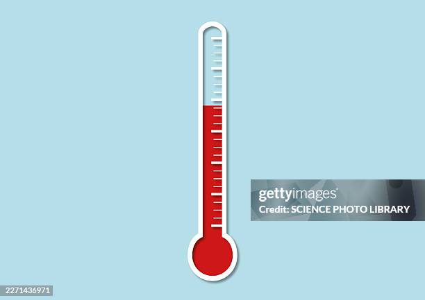 bildbanksillustrationer, clip art samt tecknat material och ikoner med thermometer, illustration - termometer