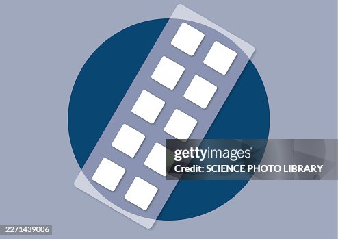 Allergy testing patch, illustration Allergy testing patch, illustration