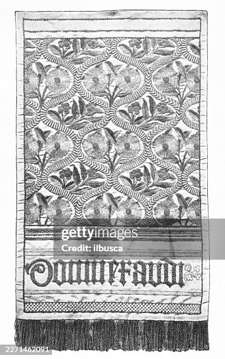 Embroidered Screen, by Selwyn Image Embroidered Screen, by Selwyn Image