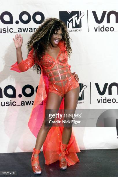 Lil' Kim in Deanzign for Chyna Doll Enterprises at MTV Video Music Awards 2000 held at Radio City Music Hall in New York City September 7, 2000 Photo...