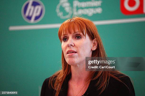 Labour MP Angela Rayner attends the National Growth Debate at the Institute of Directors on April 21, 2026 in London, England. Chancellor Rachel...
