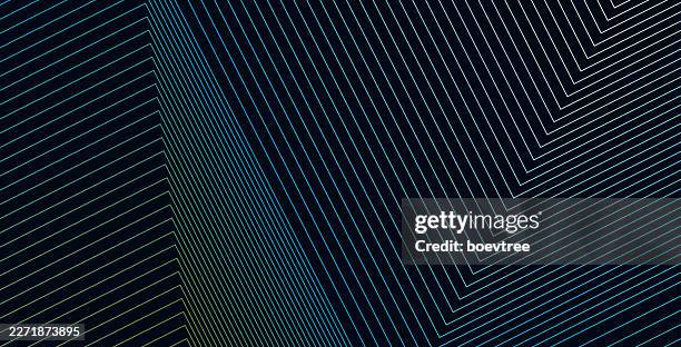 abstract color gradient geometric perspective stripe line zigzag pattern design material background - parallel stock illustrations
