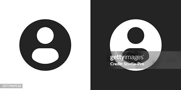 user profile icon - going in circles stock illustrations