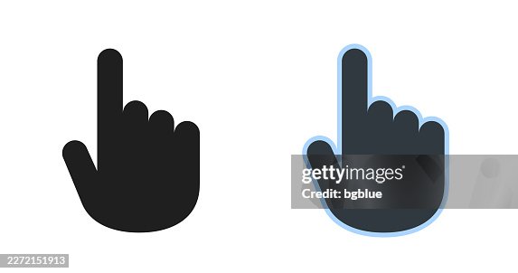 Hand cursor - pointer. Icons for design - Editable icon Hand cursor - pointer. Icons for design - Editable icon