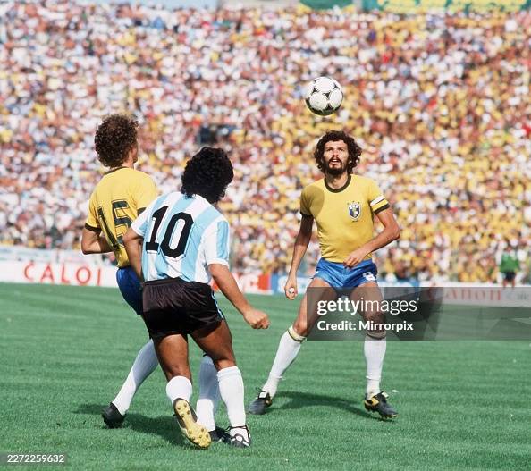 Argentina V Brazil Second Round Group Match During The 1982 World Cup Argentina V Brazil Second Round Group Match During The 1982 World Cup