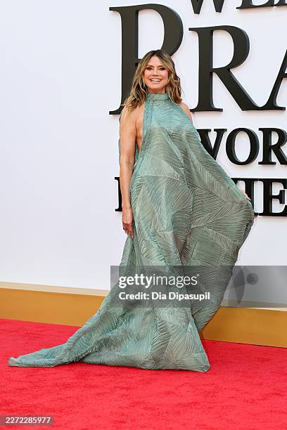 Heidi Klum attends "The Devil Wears Prada 2" New York Premiere on April 20, 2026 in New York City.