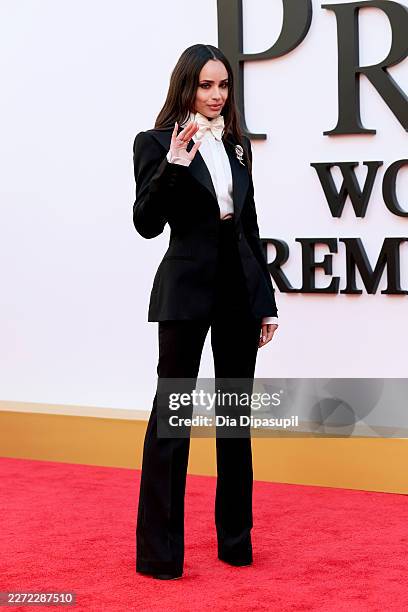 Sofia Carson attends "The Devil Wears Prada 2" New York Premiere on April 20, 2026 in New York City.