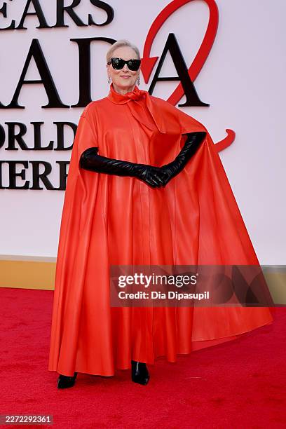 Meryl Streep attends "The Devil Wears Prada 2" New York Premiere on April 20, 2026 in New York City.