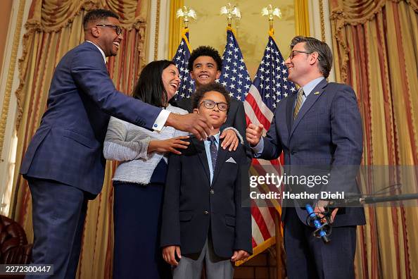 Image Sandgi Newly elected U.S. Rep. Analilia Mejia and her family, including ...