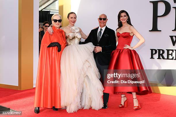 Meryl Streep, Emily Blunt, Stanley Tucci, and Anne Hathaway attend "The Devil Wears Prada 2" New York premiere on April 20, 2026 in New York City.