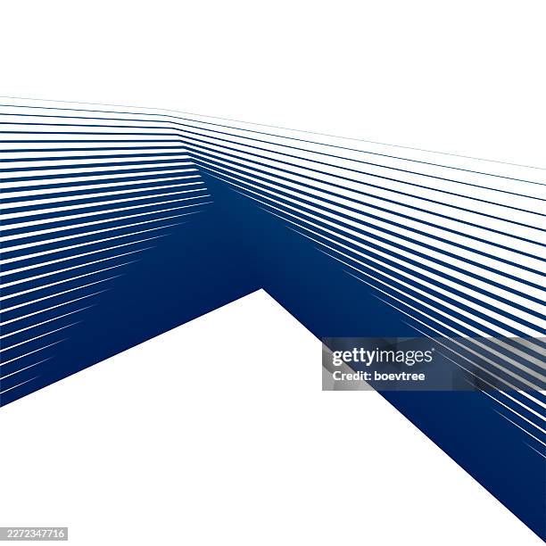 abstract gradient speed change line to thin vanishing point - thick arrow vector stock illustrations