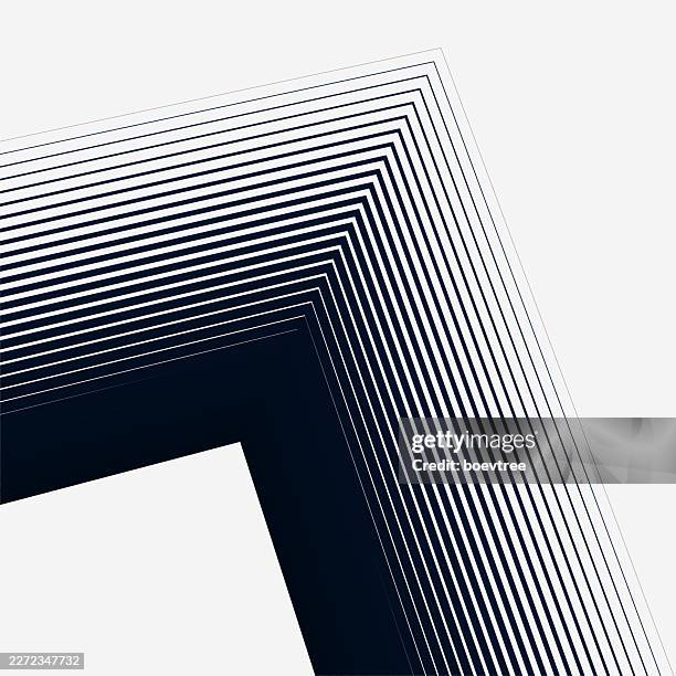 abstract gradient speed change line to thin vanishing point - thick arrow vector stock illustrations