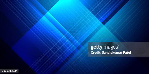 modern colorful geometric banner abstract background in blue gradient colors design. - blurred office background stock illustrations