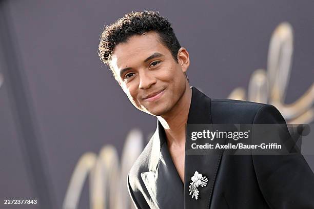 Jaafar Jackson attends the Premiere of Lionsgate's "Michael" at Dolby Theatre on April 20, 2026 in Hollywood, California.