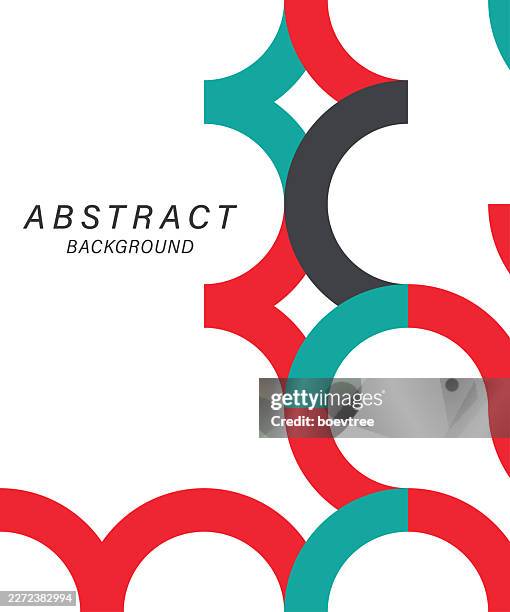 abstract red green minimal geometric curve stripe design poster background - tablecloth background stock illustrations