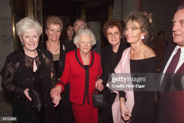 Sir Anthony Hopkins mother, and family members, at the post premiere party for the movie, 'Hannibal,' at the New York Public Library, New York City,...