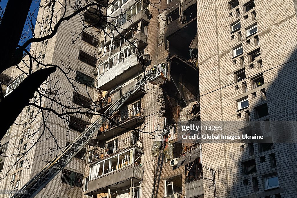 Russian Drones Attack Dnipro