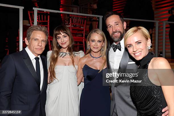 Ben Stiller, Dakota Johnson, Christine Taylor, Noah Wyle and Sara Wells attend the 2026 TIME100 Gala at Jazz at Lincoln Center on April 23, 2026 in...
