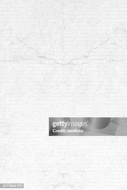 one uneven crack on striped old weathered rough stone rock textured light gray white vector background - corrugated wall stock illustrations