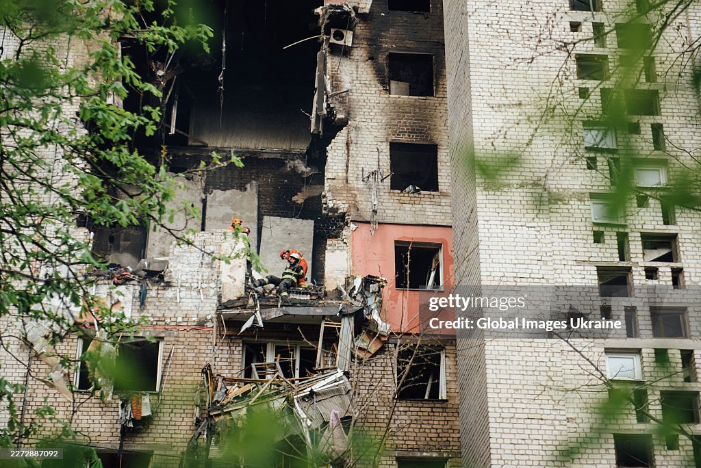 Russian Drones Attack Dnipro