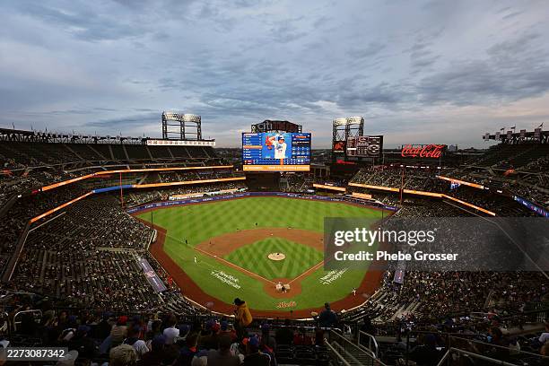 General view of Citi Field during the game between the Washington Nationals and the New York Mets on Tuesday, April 28, 2026 in New York, New York.