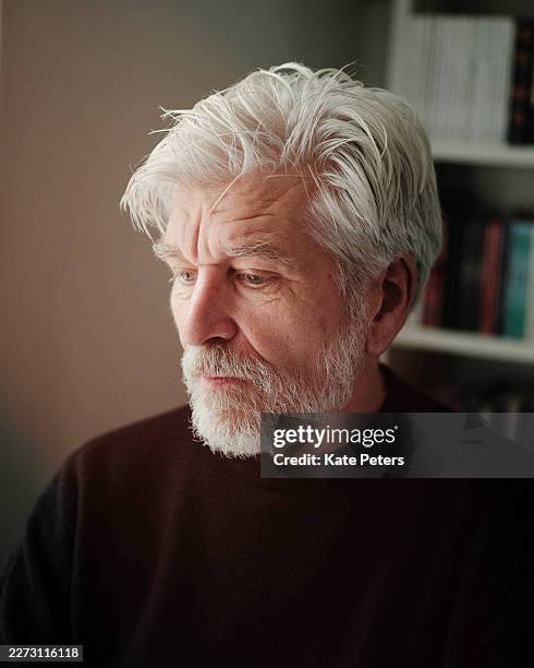 Writer Karl Ove Knausgard is photographed for the Guardian on November 6, 2025 in London, England.