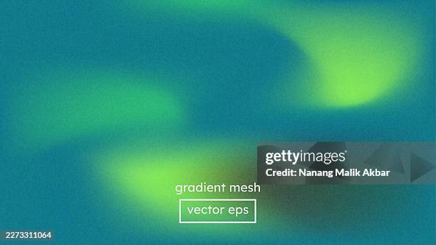 colorful liquid gradient and grain background - dark teal background texture stock illustrations