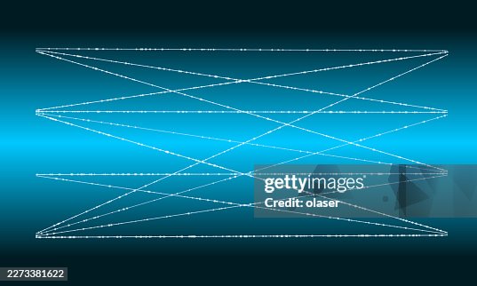 A dynamic visual featuring intersecting lines on a gradient blue background, creating a sense of movement and depth. A dynamic visual featuring intersecting lines on a gradient blue background, creating a sense of movement and depth.