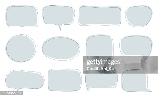Vector set of textboxes and speech bubbles Vector set of textboxes and speech bubbles