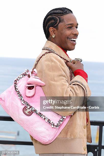 Asap Rocky attends the Chanel Cruise 2026/27 on April 28, 2026 in Biarritz, France.