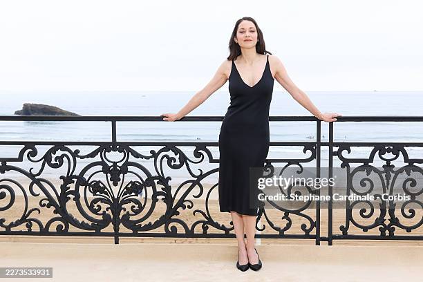 Marion Cotillard attends the Chanel Cruise 2026/27 on April 28, 2026 in Biarritz, France.
