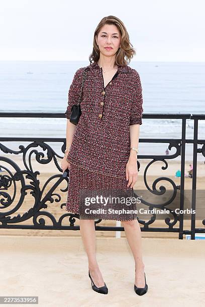 Sofia Coppola attends the Chanel Cruise 2026/27 on April 28, 2026 in Biarritz, France.