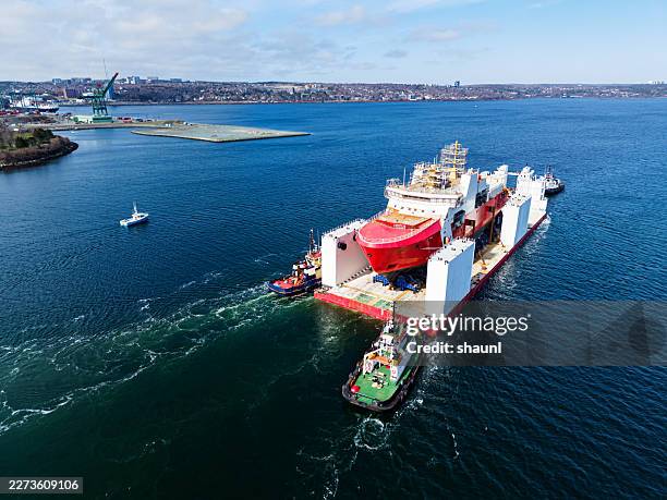 new coast guard ship - barge stock pictures, royalty-free photos & images