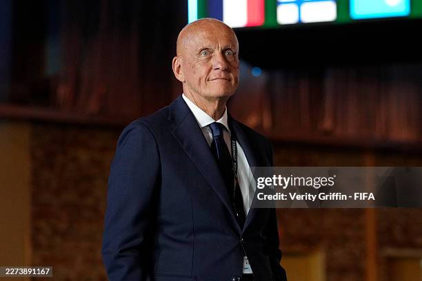 Pierluigi Collina, Chairman of the FIFA Referees Committee, attends the 76th FIFA Congress on April 30, 2026 in Vancouver, British Columbia.