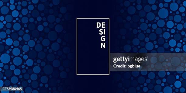 abstract geometric background with blue gradient circles - fizz stock illustrations