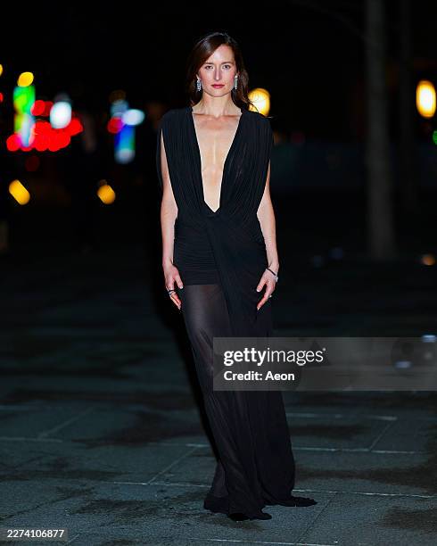 Grace Gummer attends the Lancôme Longevity MD dinner ASPIRE at One World Observatory on May 01, 2026 in New York City.