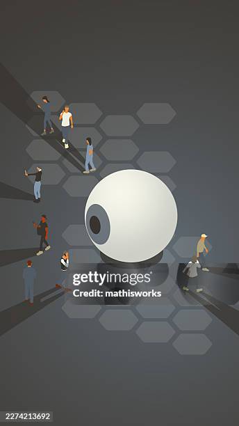 surveillance - security camera view stock illustrations