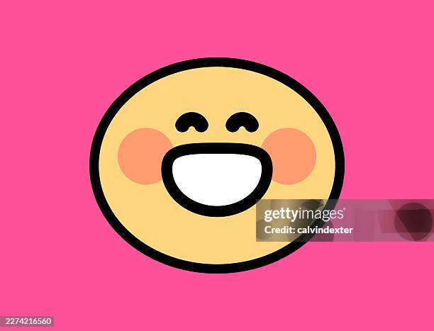happy smiling emoji - before after face stock illustrations