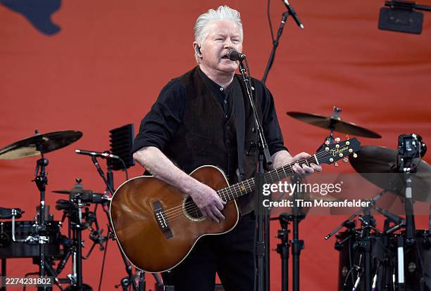 Don Henley of Eagles performs during the 55th Annual New Orleans Jazz & Heritage Festival at Fair Grounds Race Course on May 02, 2026 in New Orleans,...
